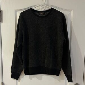 Ralph Lauren Double RL Men's Black Crewneck Sweater